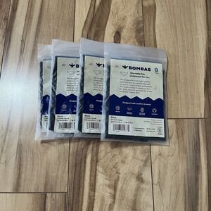 Lot Of 4 Bombas Women's Black Seamless Bikini Underwear XS S (00-4)